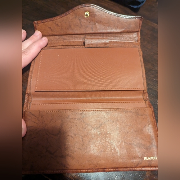 Buxton Heiress Organizer Clutch, Cognac - Picture 3 of 6